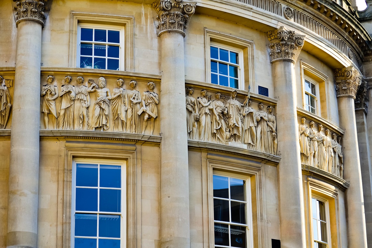 Detailing of architecture in Bath